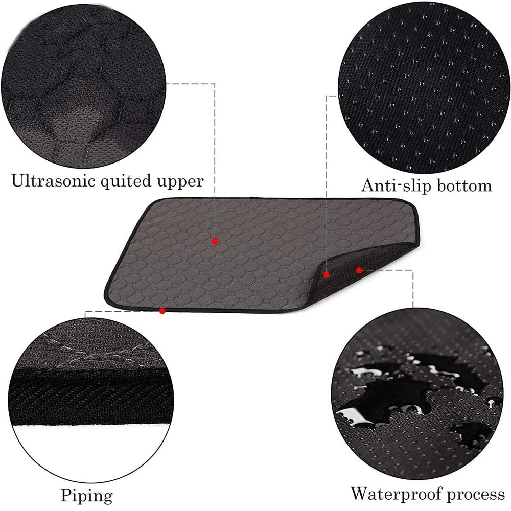 Washable Guinea Pig Cage Lining Pad Reusable Non Slip Urinary Pad for Pets