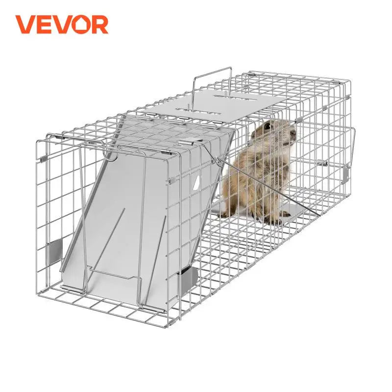 SucceBuy Live Animal Cage Trap for Stray Cats Rabbits and Rodents
