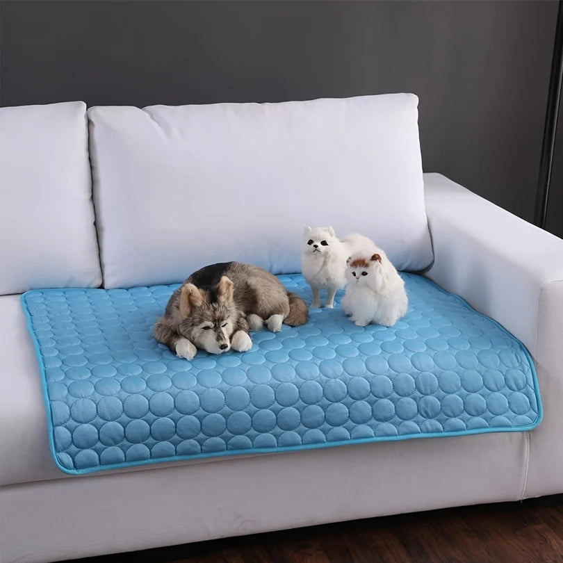 Dog Cooling Mat Summer Pet Cold Bed Extra Large For Small Big Dogs Pet Accessories Cat Durable Blanket Sofa Cat Ice Pad Blanket