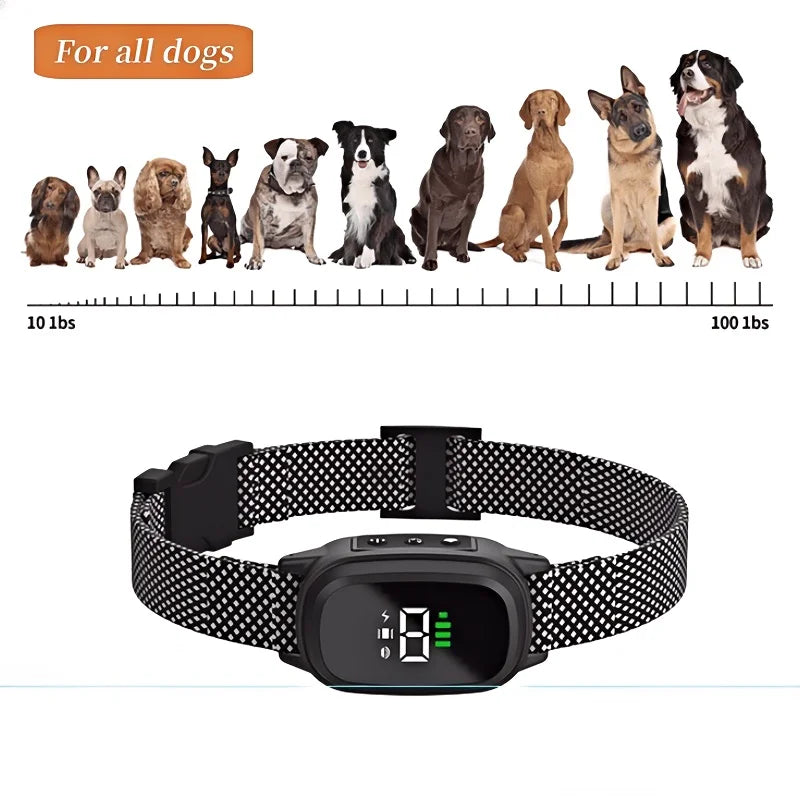 YHLC Automatic Anti Barking Dog Collar Rechargeable Bark Stopper for All Dogs