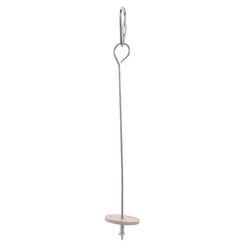 New Bird Toy Skewer Fruit Spear Hanging Holder Pet Parrot Parakeet Small Animal Stainless Steel Parrot Stainless Steel Toy Fork