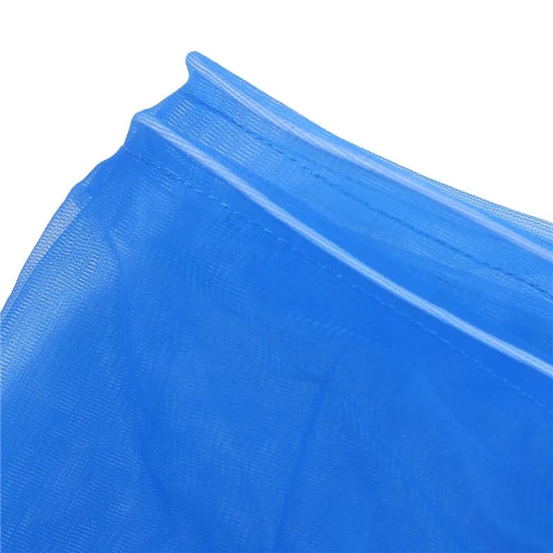 Universal Bird Cage Cover Elastic Mesh Skirt Soft Seed Guard for Birds