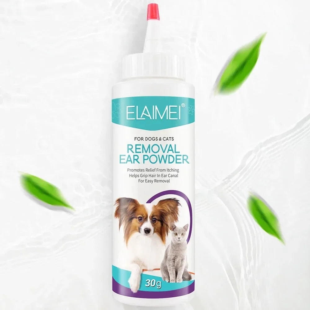 Pet Ear Powder For Dogs Ear Hair Removal And Cleaning 30g