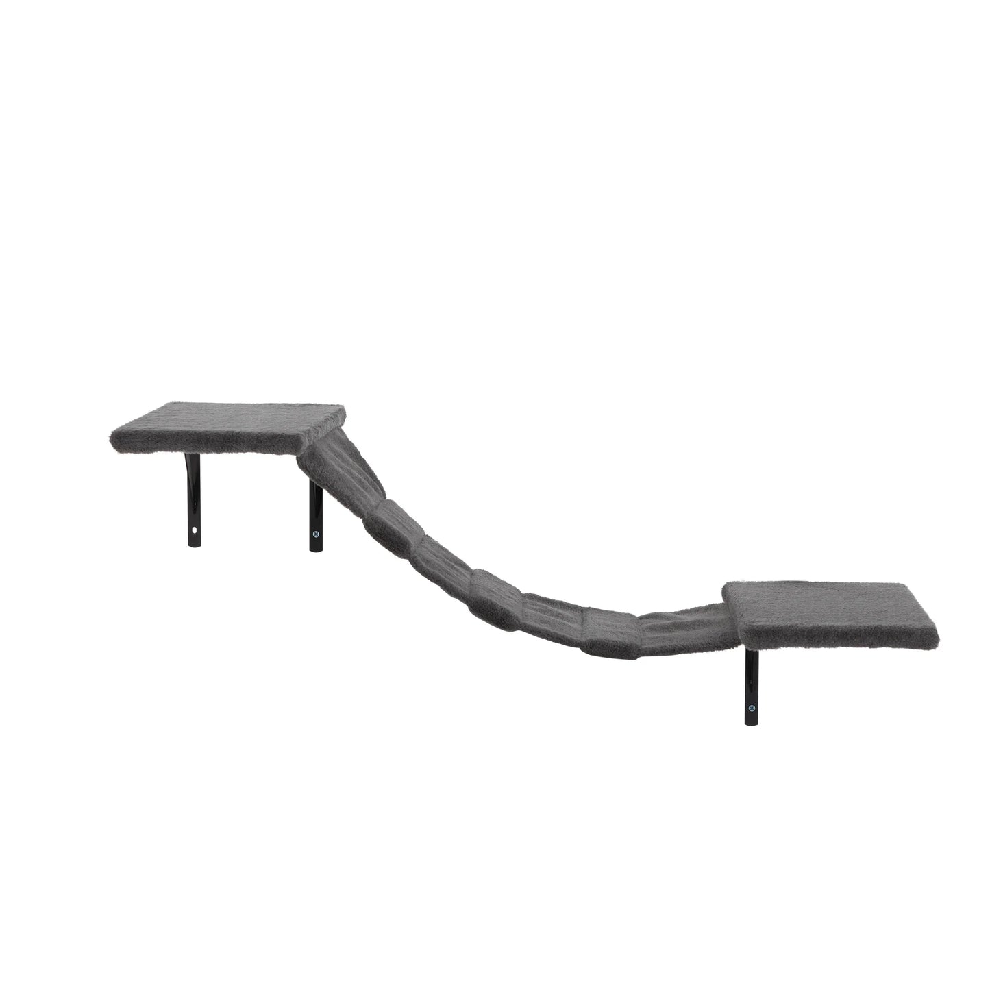 5 Piece Wall Mounted Cat Climber Set with Shelves and Scratching Posts