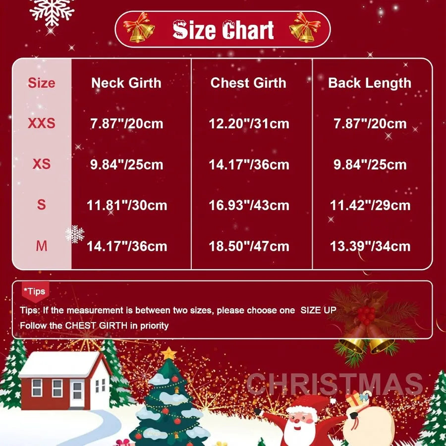 Dog Christmas Pajamas For Small Dogs Chihuahua Yorkie Soft Sleepwear