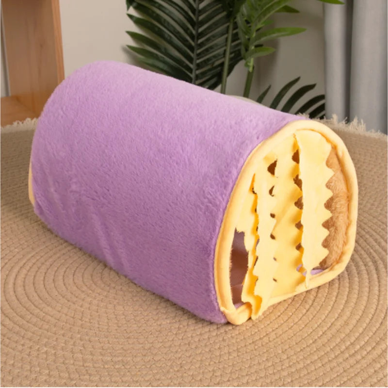 Tunnel Dutch Pig Hamster Hiding House Hamster Nest Rabbit Summer Cooling Channel Pet Tunnel Toy Mouse Nest Small House