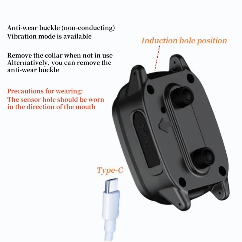 YHLC Automatic Anti Barking Dog Collar Rechargeable Bark Stopper for All Dogs