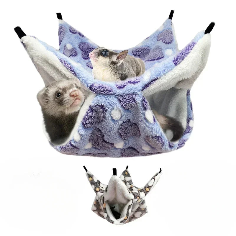 Hamster Toilet Chinchilla Bath House Golden Bear Bathroom Fully Transparent Field Of View Anti-spill for Gerbil Other Small Hams
