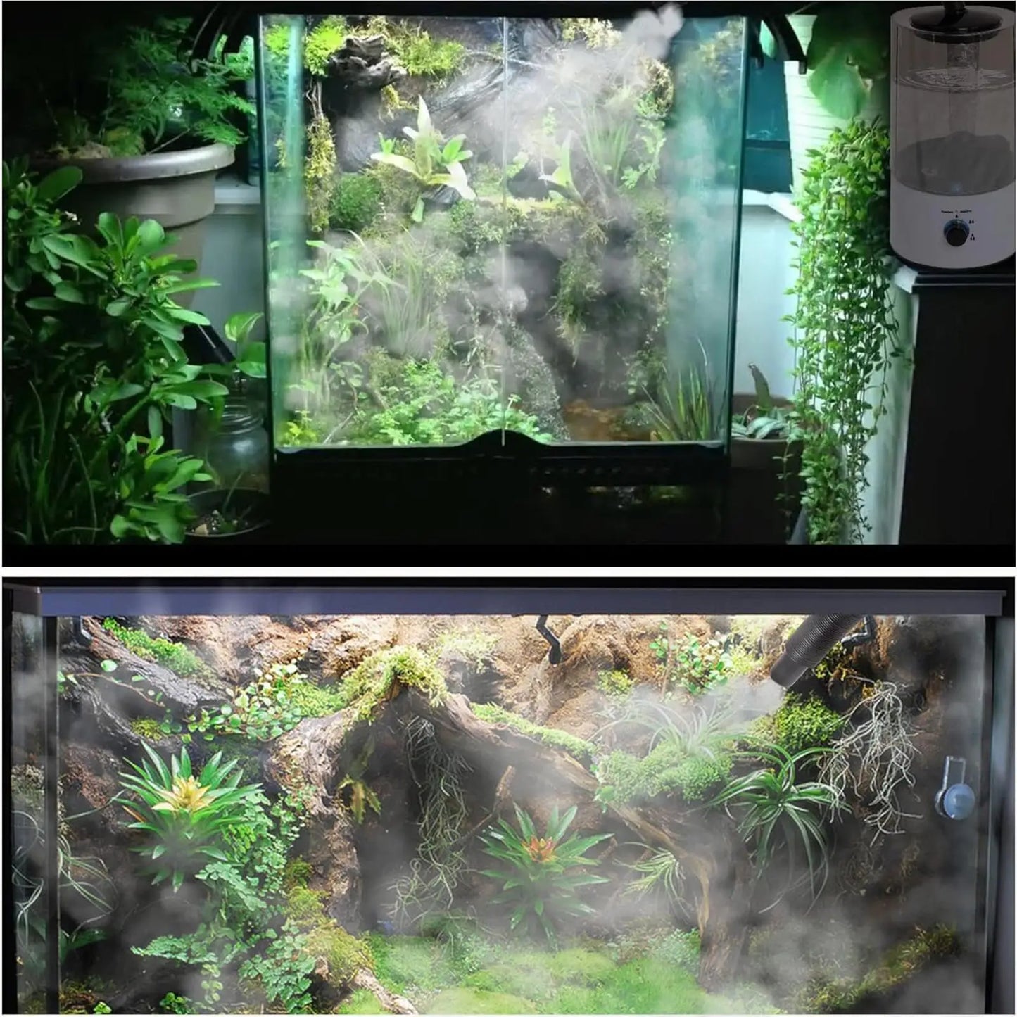 4L Reptile Humidifier Fogger with Automatic Shutdown and Extension Hose