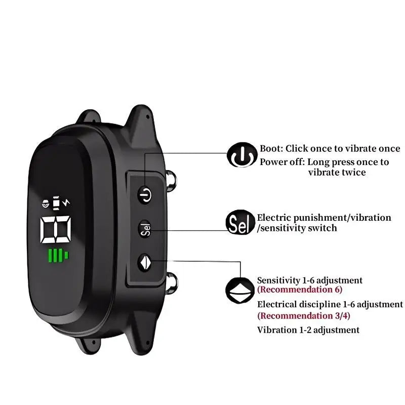 YHLC 800m Cat Anti Meowing Collar No Shock Vibration Trainer for Cats