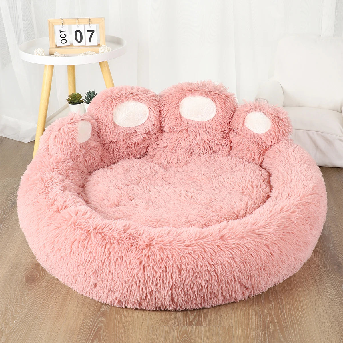 Fluffy Large Dog Bed Sofa Style Pet Basket for Dogs and Cats