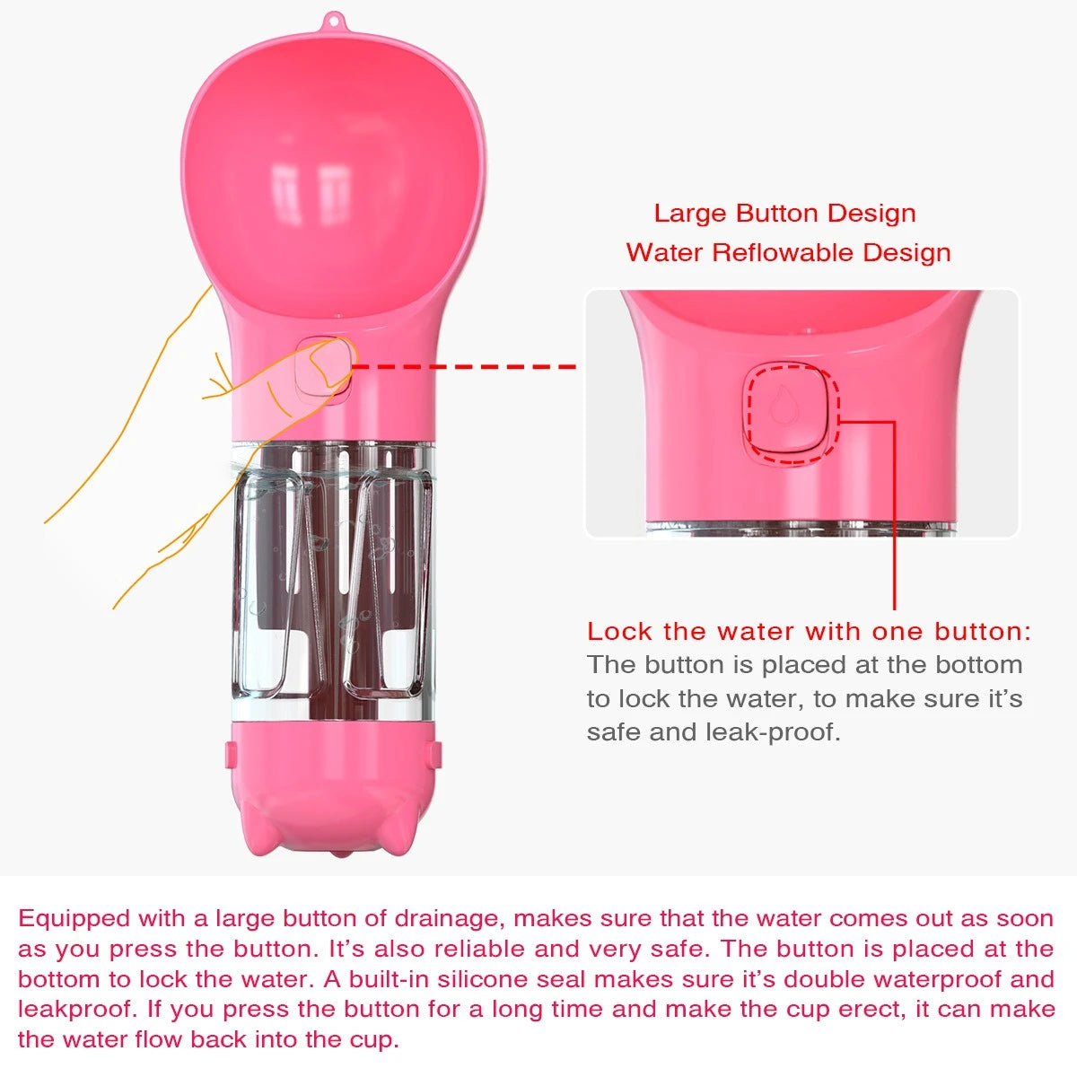 Portable Pet Water Cup and Multifunctional Dog Supplies with Toilet Shovel
