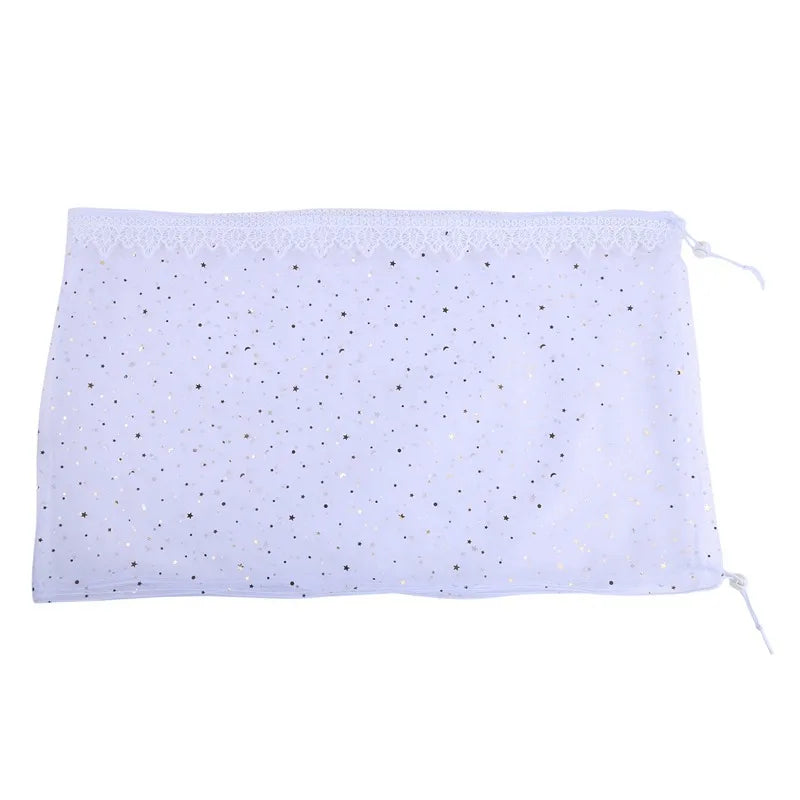 Universal Bird Cage Cover Elastic Mesh Skirt Soft Seed Guard for Birds