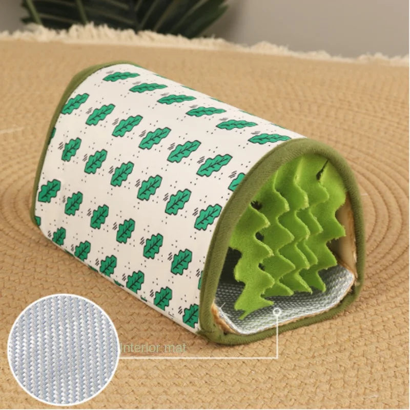 Tunnel Dutch Pig Hamster Hiding House Hamster Nest Rabbit Summer Cooling Channel Pet Tunnel Toy Mouse Nest Small House