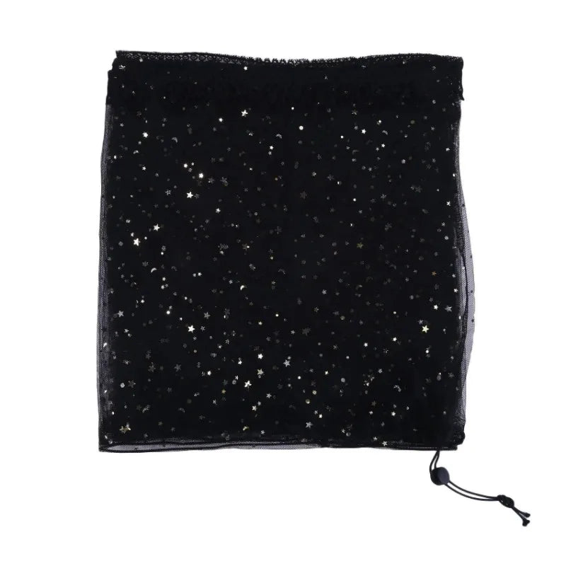 Universal Bird Cage Cover Elastic Mesh Skirt Soft Seed Guard for Birds