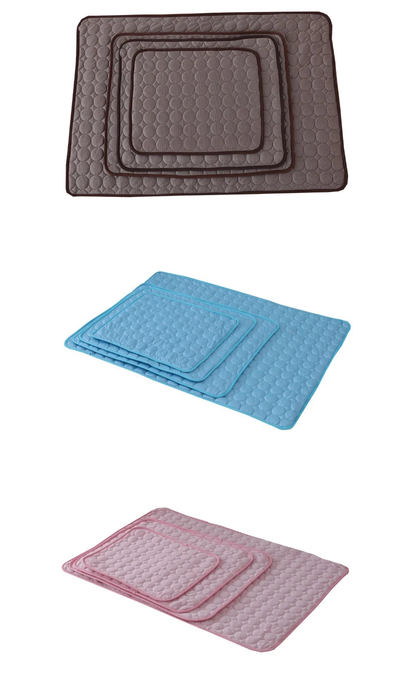 Dog Cooling Mat Summer Pet Cold Bed Extra Large For Small Big Dogs Pet Accessories Cat Durable Blanket Sofa Cat Ice Pad Blanket