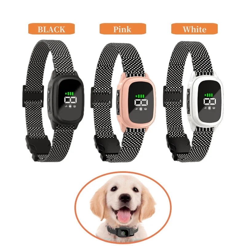 YHLC Automatic Anti Barking Dog Collar Rechargeable Bark Stopper for All Dogs