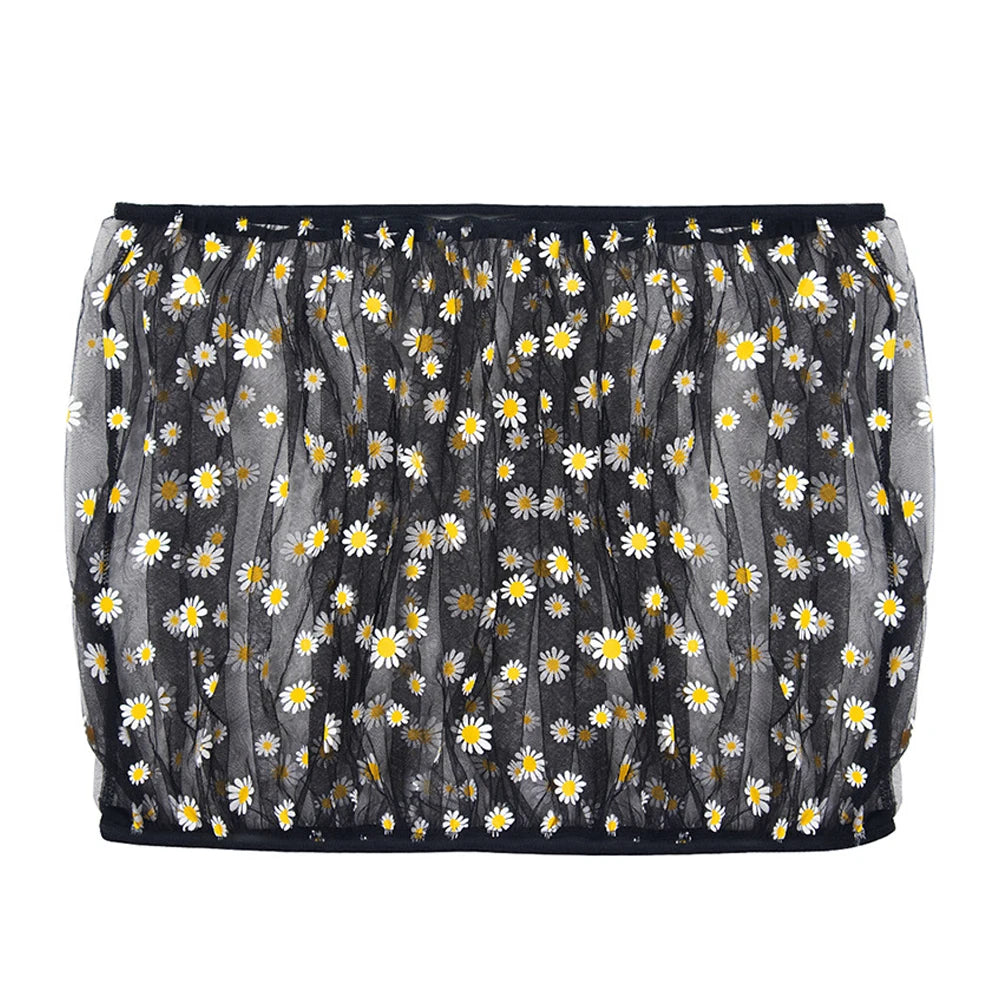 Adjustable Bird Cage Net Cover Soft Skirt Guard for Round and Square Cages