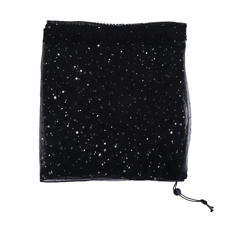 Universal Bird Cage Cover Elastic Mesh Skirt Soft Seed Guard for Birds