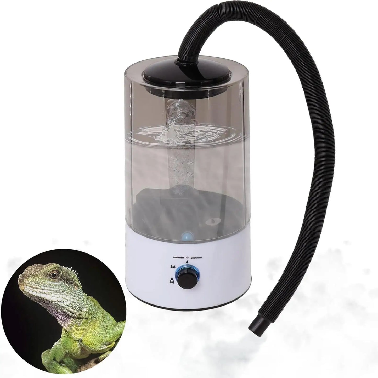 4L Reptile Humidifier Fogger with Automatic Shutdown and Extension Hose