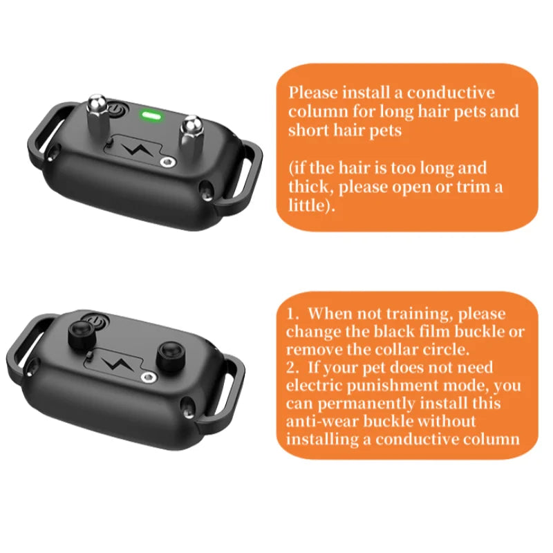 YHLC 800m Cat Anti Meowing Collar No Shock Vibration Trainer for Cats