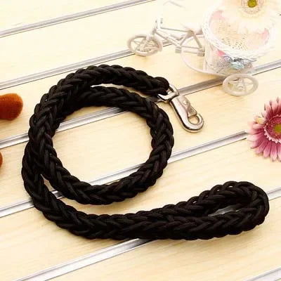 Heavy Duty Nylon Braided Dog Leash For Large Dogs Durable Walking Lead