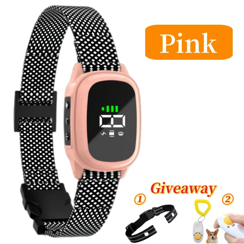 YHLC Automatic Anti Barking Dog Collar Rechargeable Bark Stopper for All Dogs