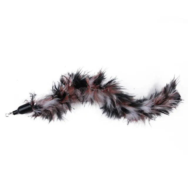 Funny Cat Toys Double Headed Suction Cup Cat Teaser Stick Removable Handheld Cat Interactive Toy Mouse Feather Bell Pet Supplies
