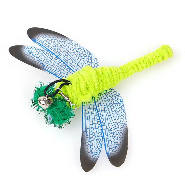 Funny Cat Toys Double Headed Suction Cup Cat Teaser Stick Removable Handheld Cat Interactive Toy Mouse Feather Bell Pet Supplies