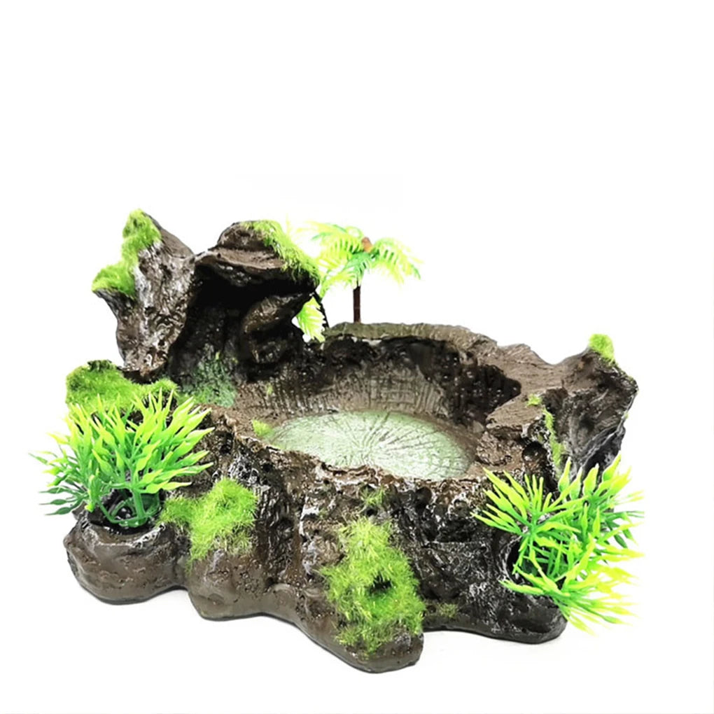 Stable And Sturdy Reptile Feeder Bowl For All Reptile Needs Wide Application Reptile Food Water Dish