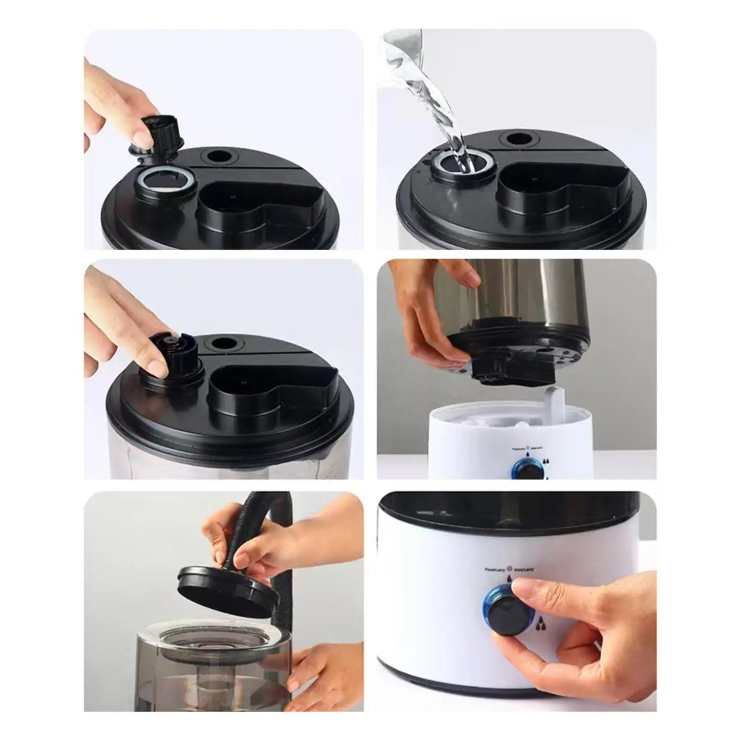 4L Reptile Humidifier Fogger with Automatic Shutdown and Extension Hose