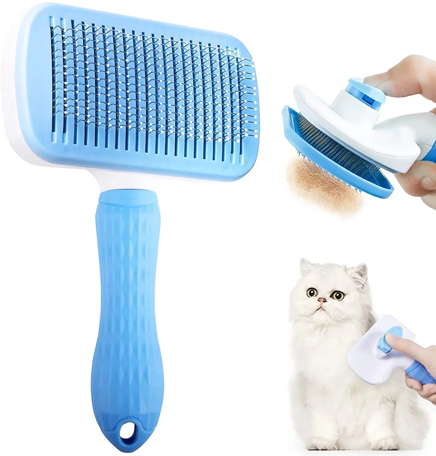 Dog Hair Remover Brush For Long Hair Pets Cat Hair Cleaner Grooming