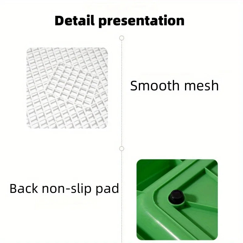 Dog Feces Training Pad With Artificial Turf Odorless Indoor Puppy Toilet