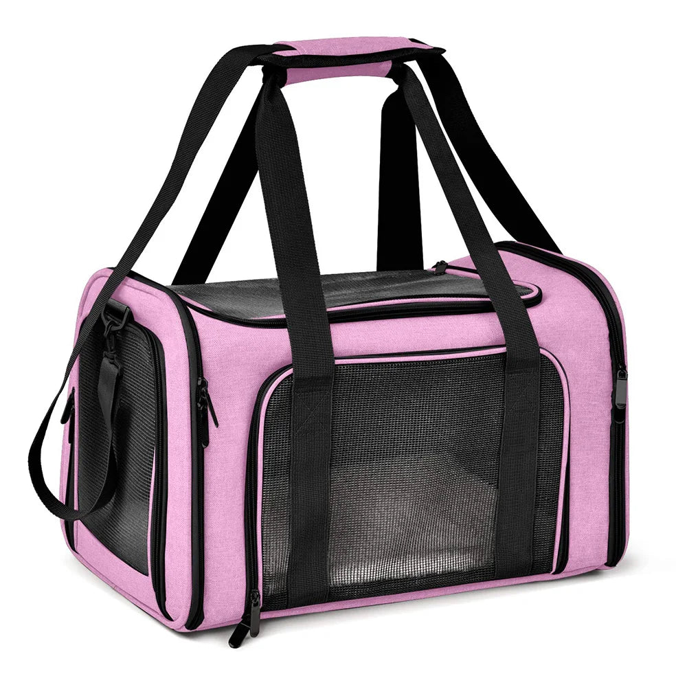 Airline Approved Soft Sided Dog Carrier Backpack For Small Dogs And Cats