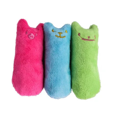 Teeth Grinding Catnip Plush Cat Toy For Cats Interactive Chew Toy