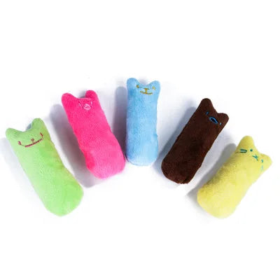 Teeth Grinding Catnip Plush Cat Toy For Cats Interactive Chew Toy
