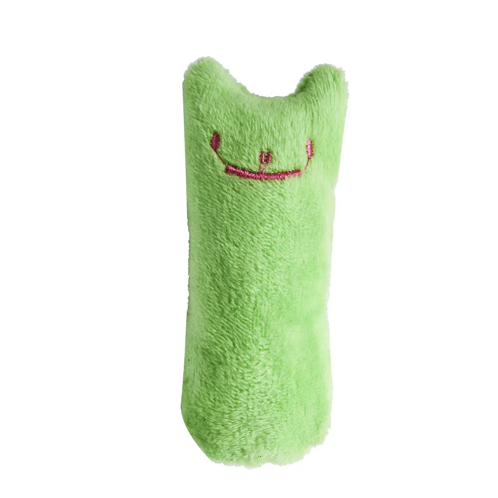 Teeth Grinding Catnip Plush Cat Toy For Cats Interactive Chew Toy
