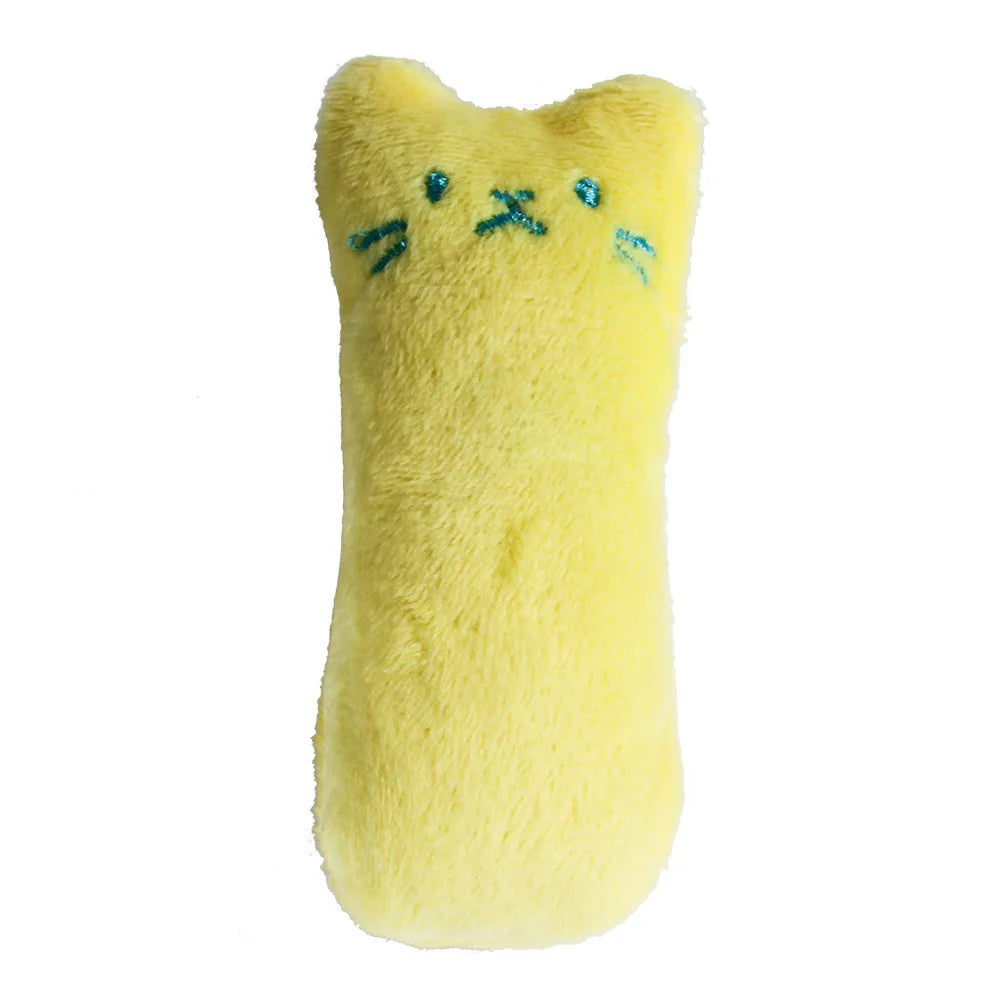 Teeth Grinding Catnip Plush Cat Toy For Cats Interactive Chew Toy