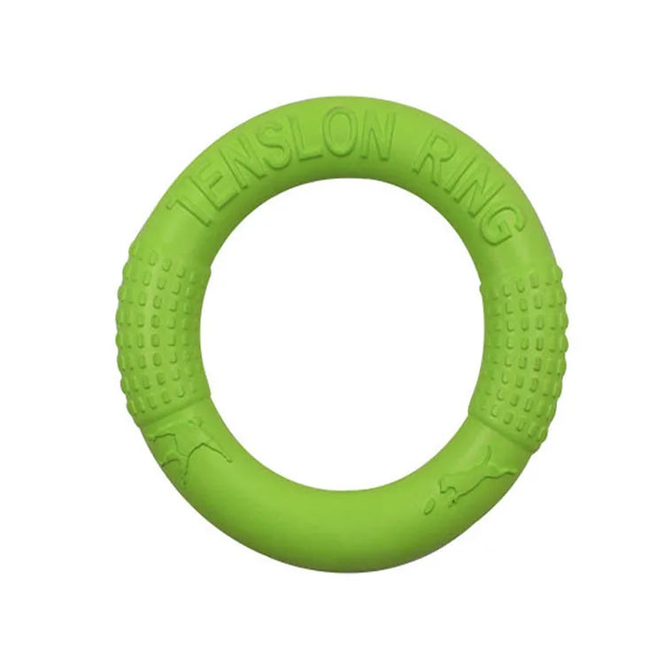 EVA Dog Flying Disc Training Toy Floating Ring Disc For Outdoor Fetch Puppy