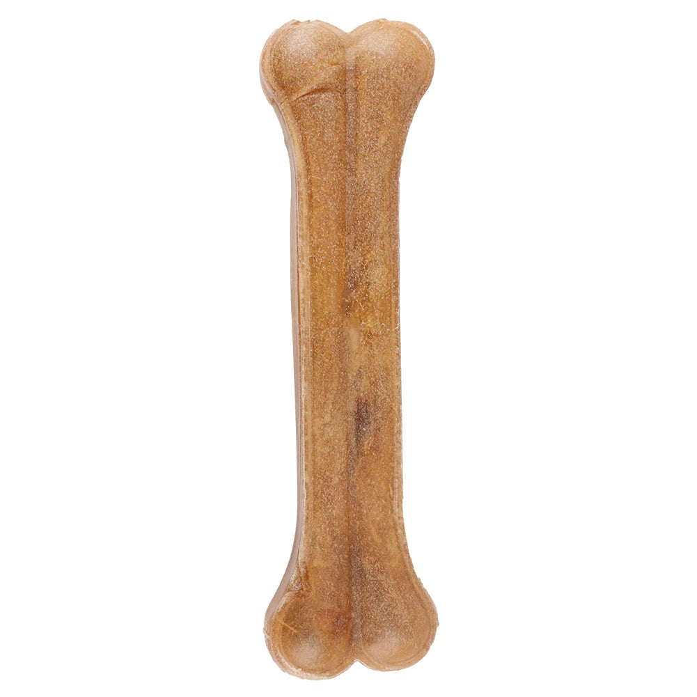 Leather Dog Chew Bone Teething Stick Non Toxic For Small Medium Large Dogs