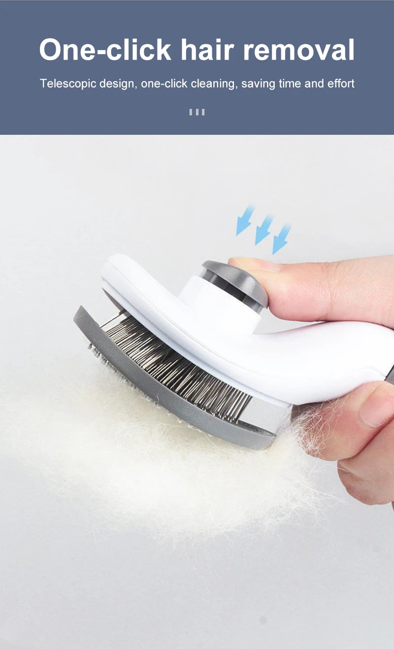 Dog Hair Remover Brush For Long Hair Pets Cat Hair Cleaner Grooming