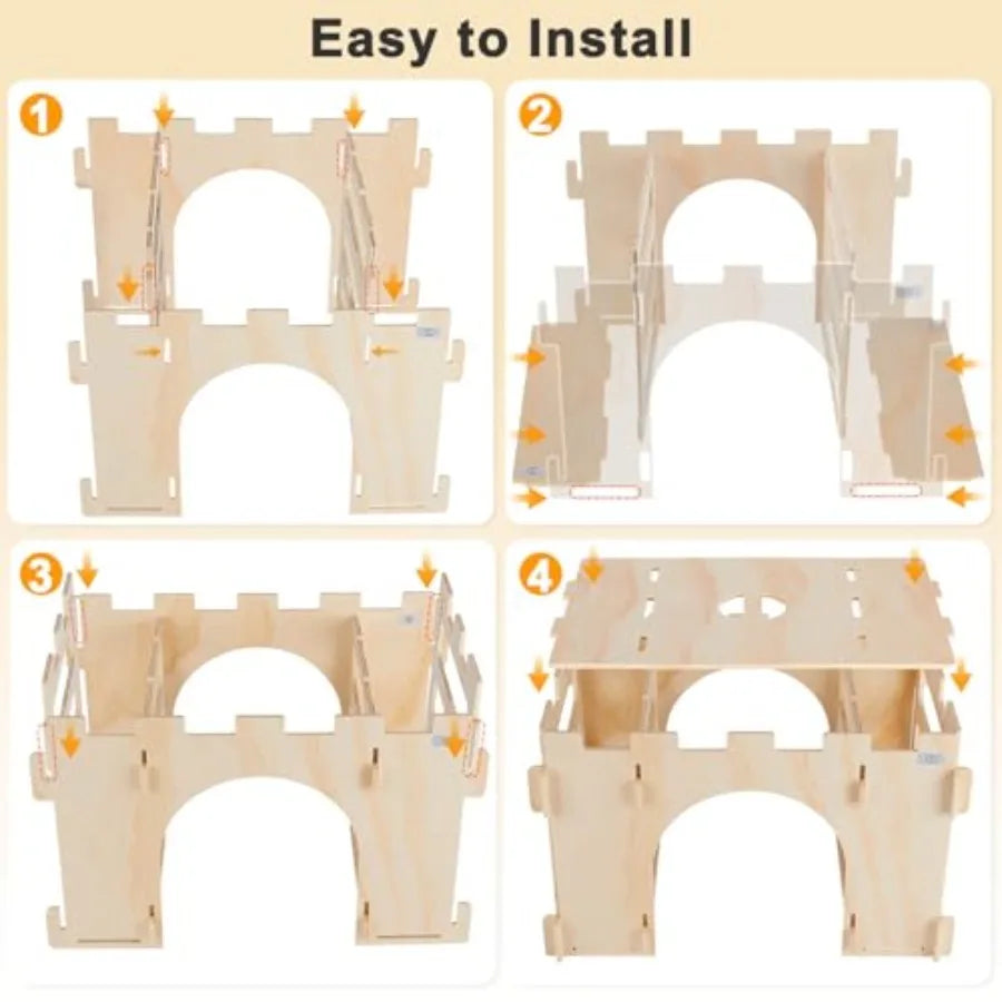Gea Pig Wooden Hay Feeder For Rabbits Chinchillas Hamsters And Small Animals