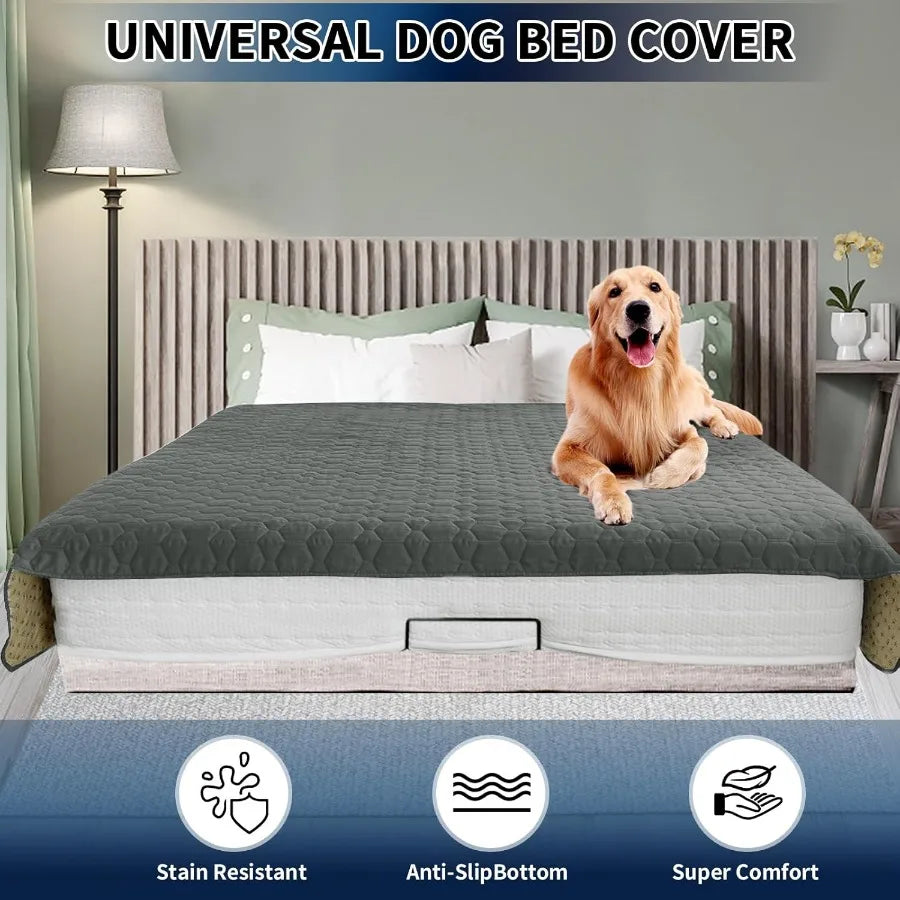 Waterproof Anti Slip Dog Bed Cover Washable Stain Resistant Sofa Protector Couch