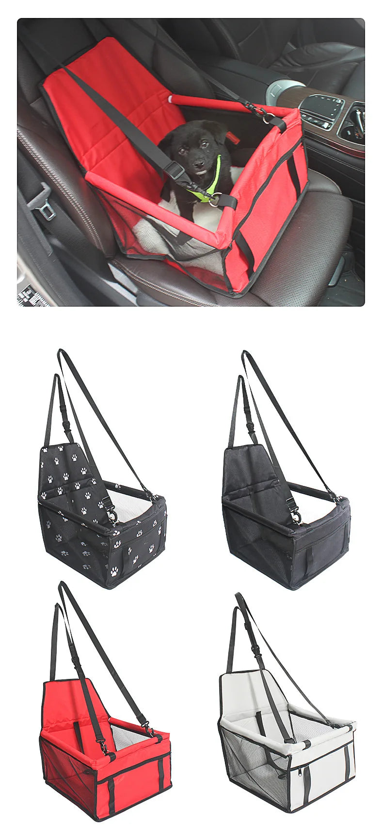 Waterproof Pet Car Seat Cushion For Dogs And Cats Rear Seat Safety Pad