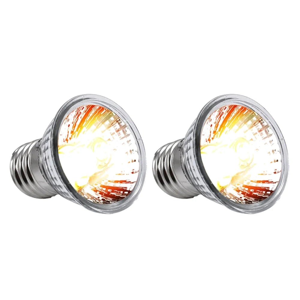 1-5PC 25W 50W 75W UVA+UVB Pet Reptile Heating Lamp Heat Light Bulb Turtle Lizard Heater Bulb Full Spectrum Sunlamp for Amphibian