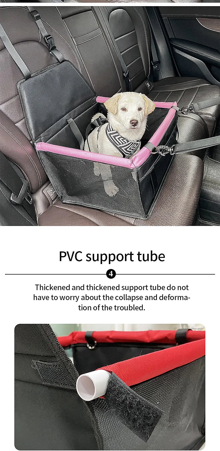 Waterproof Pet Car Seat Cushion For Dogs And Cats Rear Seat Safety Pad