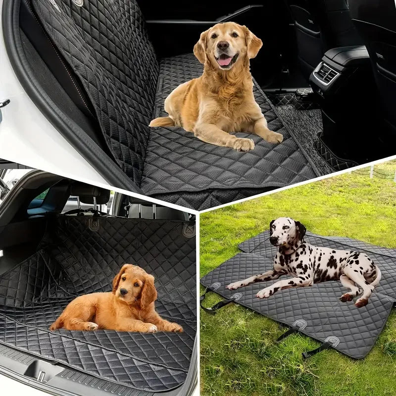 Waterproof Anti Slip Pet Car Seat Cover For Back Seat Fits Most Cars
