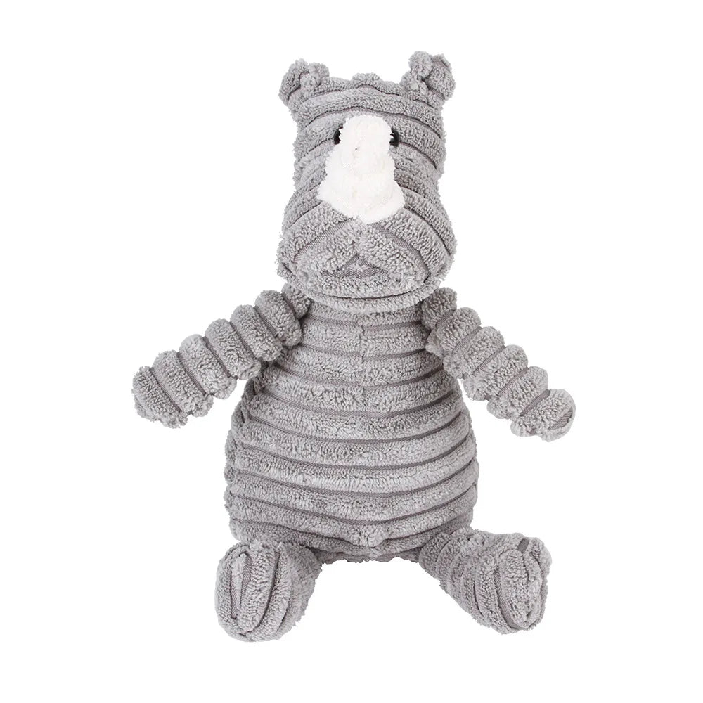 Corduroy Monkey Molar Toy for Large Dogs Voice Plush