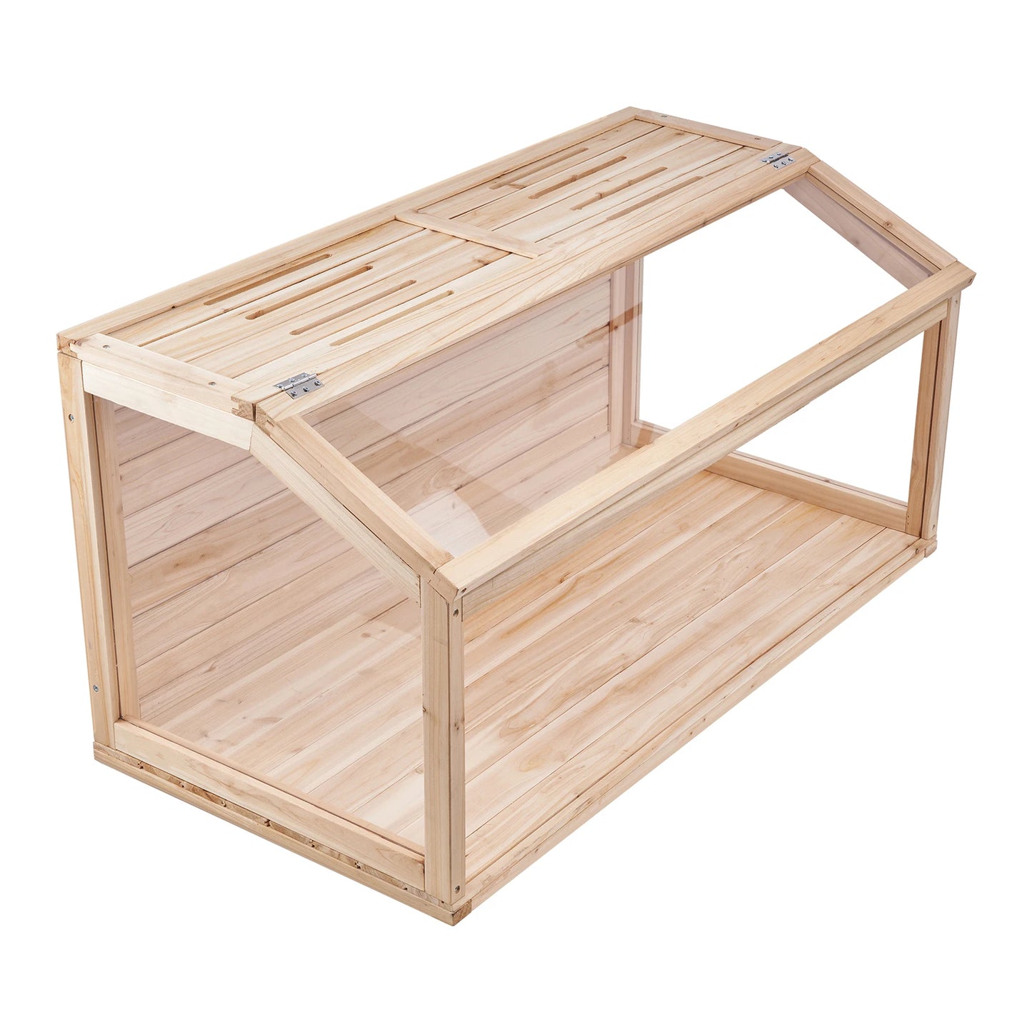Wooden Hamster Cage With 270 Degree Viewing And Openable Top Ventilated Habitat
