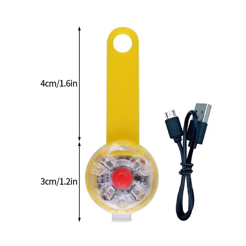 USB Rechargeable LED Dog Collar With 3 Modes For Safe Night Walking